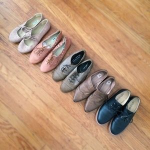 Lot of 5 New Pairs of Flats/Oxford Shoes US 5-6